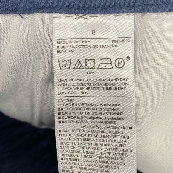 Old Navy Blue Short size 8 - Picture 4 of 5